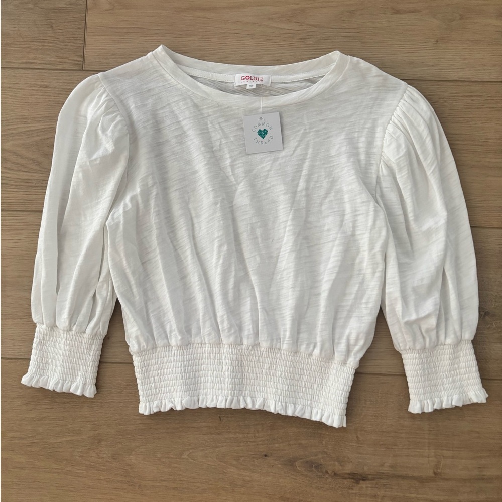 NWT Goldie White Tee Shirts Size XS